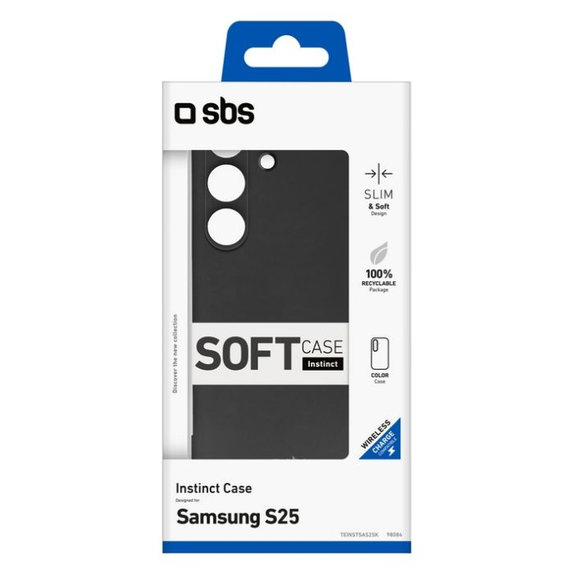SBS - Caz Instinct pentru Samsung Galaxy S25, negru