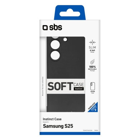 SBS - Caz Instinct pentru Samsung Galaxy S25, negru