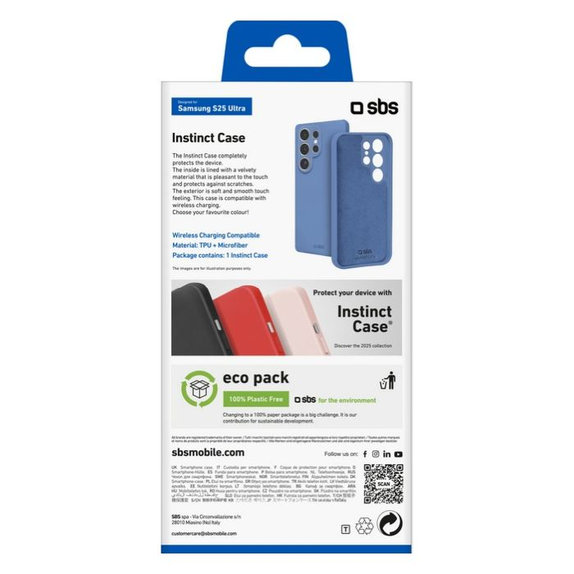 SBS - Caz Instinct pentru Samsung Galaxy S25 Ultra, albastru