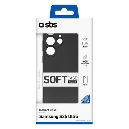 SBS - Caz Instinct pentru Samsung Galaxy S25 Ultra, negru