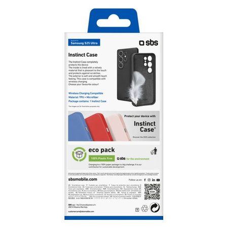 SBS - Caz Instinct pentru Samsung Galaxy S25 Ultra, negru