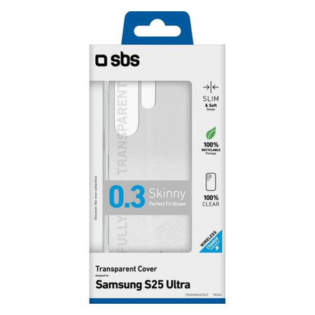 SBS - Caz Skinny pentru Samsung Galaxy S25 Ultra, transparent