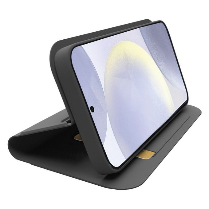 SBS - Caz Book Wallet Smooth pentru Samsung Galaxy S25+, negru