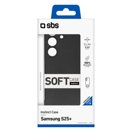 SBS - Caz Instinct pentru Samsung Galaxy S25+, negru