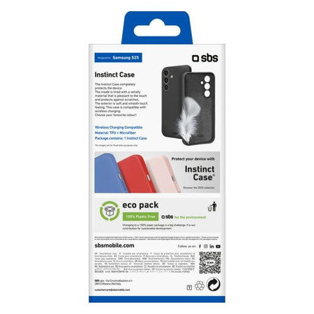 SBS - Caz Instinct pentru Samsung Galaxy S25+, negru