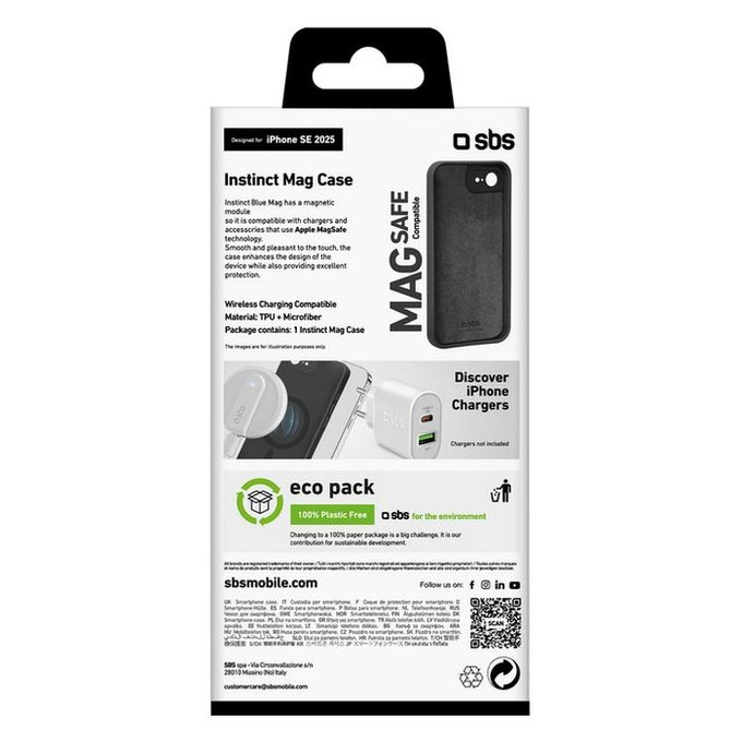 SBS - Caz Instinct pentru iPhone 16e, transparent