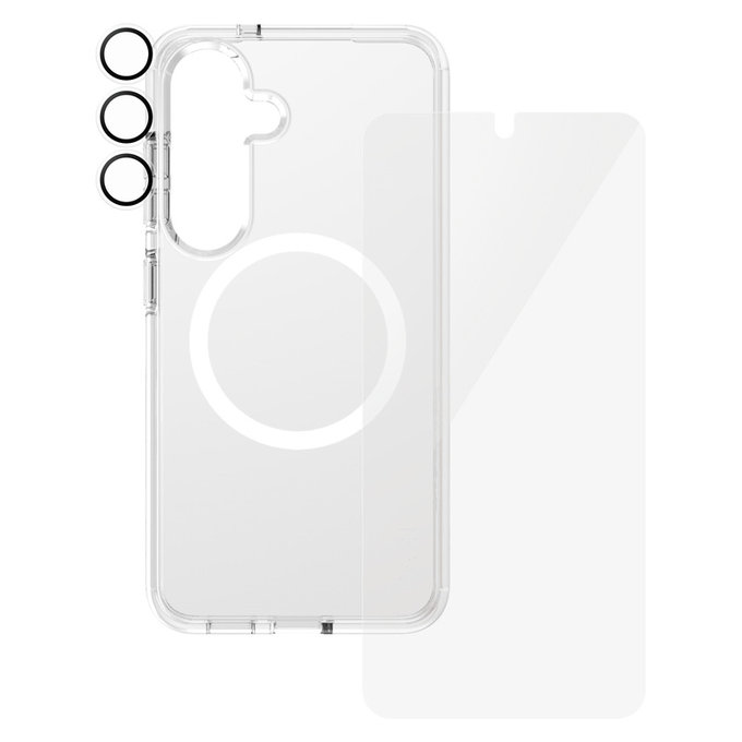 Bundle 3 în 1 pentru Samsung Galaxy S25, PanzerGlass