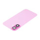 Apple iPhone 16 Plus - Sticlă pentru carcasa din spate + Sticlă cameră + Placă metalică + Magneți MagSafe (Pink)