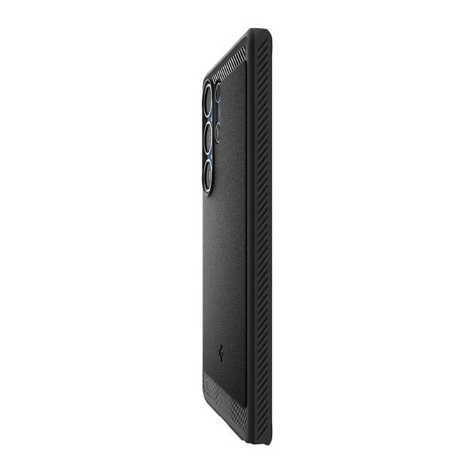 Spigen - Caz Rugged Armor cu MagSafe pentru Samsung Galaxy S25 Ultra, Matte Black