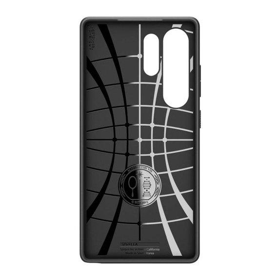 Spigen - Caz Liquid Air pentru Samsung Galaxy S25 Ultra, Matte Black