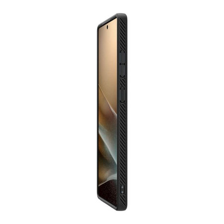 Spigen - Caz Liquid Air pentru Samsung Galaxy S25 Ultra, Matte Black