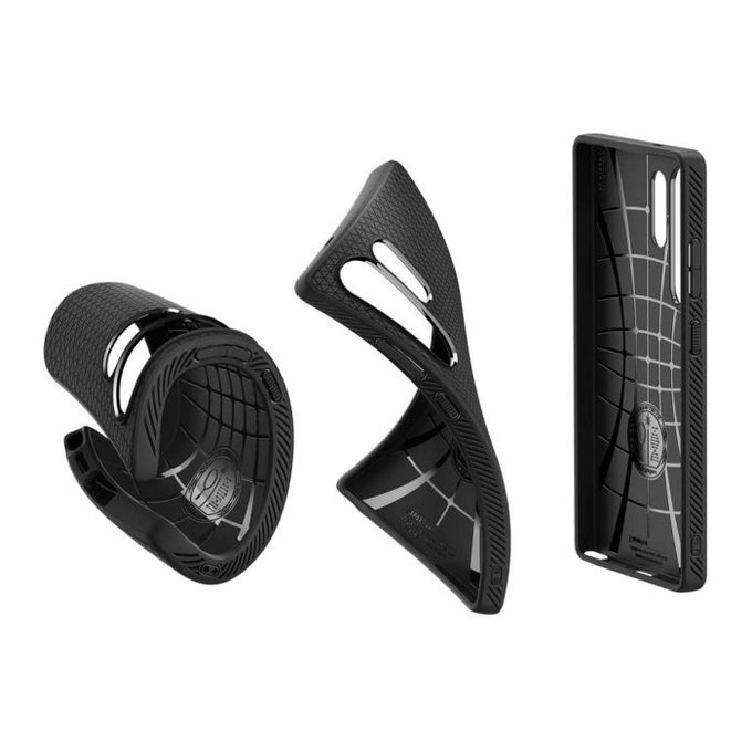 Spigen - Caz Liquid Air pentru Samsung Galaxy S25 Ultra, Matte Black