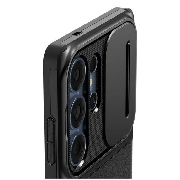 Spigen - Caz Optik Armor pentru Samsung Galaxy S25 Ultra, negru