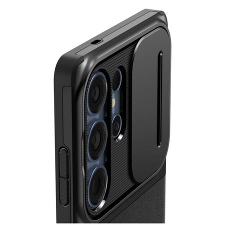 Spigen - Caz Optik Armor pentru Samsung Galaxy S25 Ultra, negru