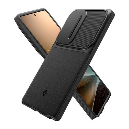 Spigen - Caz Optik Armor pentru Samsung Galaxy S25 Ultra, negru