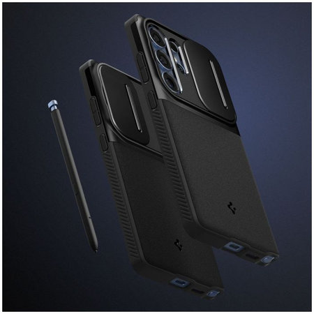 Spigen - Caz Optik Armor pentru Samsung Galaxy S25 Ultra, negru