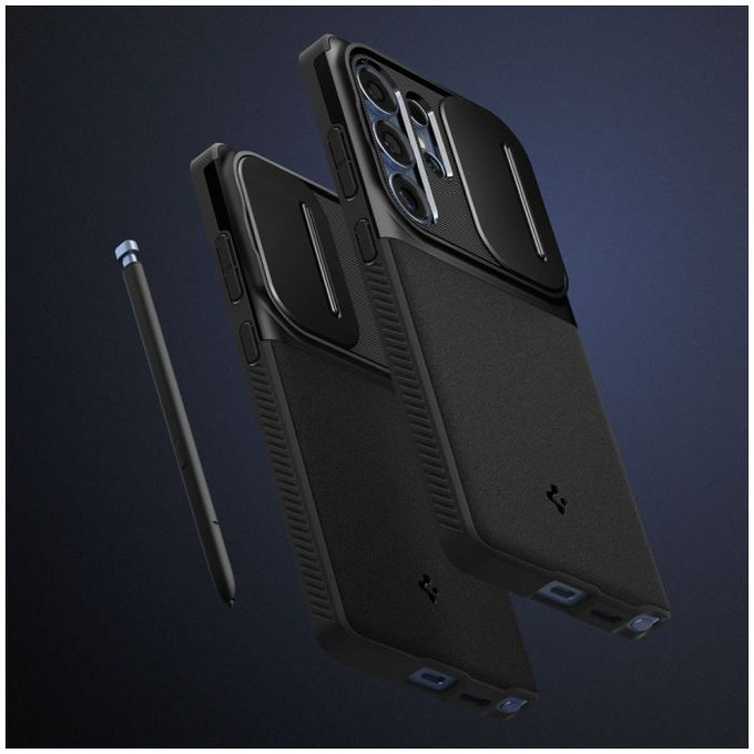 Spigen - Caz Optik Armor pentru Samsung Galaxy S25 Ultra, negru