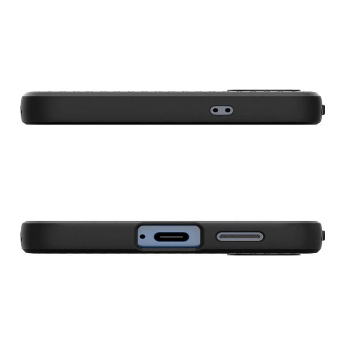 Spigen - Caz Liquid Air pentru Samsung Galaxy S25+, Matte Black