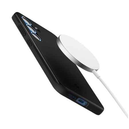 Spigen - Caz Thin Fit cu MagSafe pentru Samsung Galaxy S25, negru
