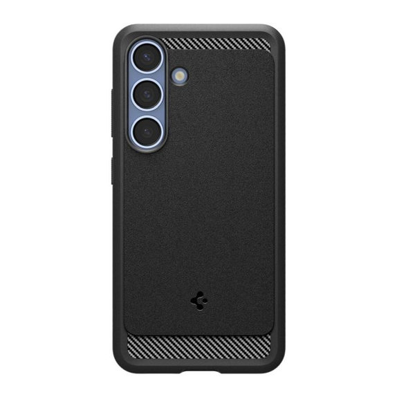Spigen - Caz Rugged Armor cu MagSafe pentru Samsung Galaxy S25, Matte Black