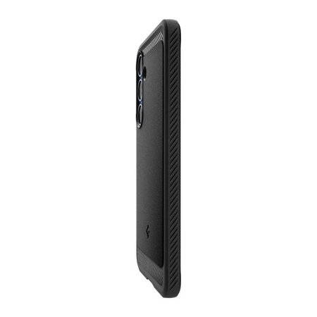 Spigen - Caz Rugged Armor cu MagSafe pentru Samsung Galaxy S25, Matte Black