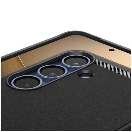 Spigen - Caz Rugged Armor cu MagSafe pentru Samsung Galaxy S25, Matte Black