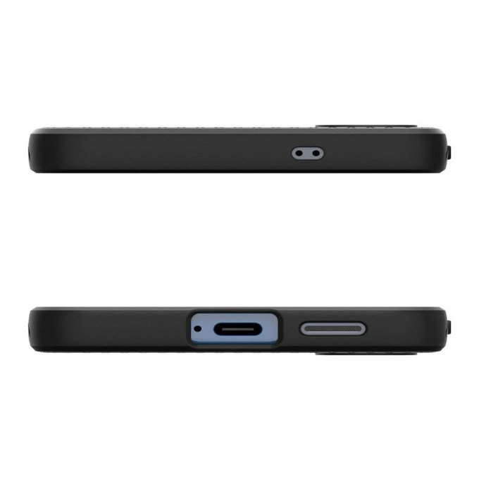 Spigen - Caz Liquid Air pentru Samsung Galaxy S25, Matte Black