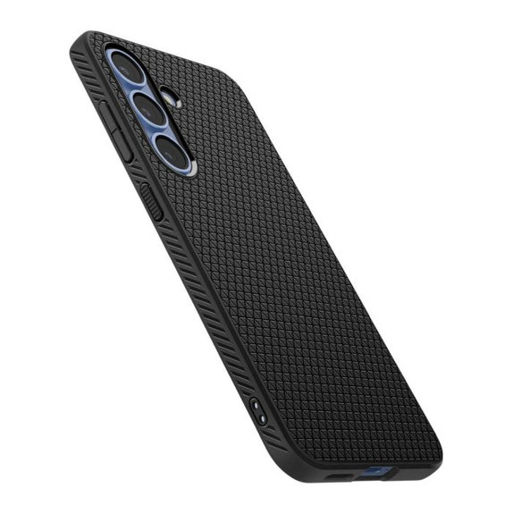 Spigen - Caz Liquid Air pentru Samsung Galaxy S25, Matte Black