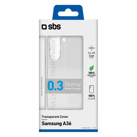 SBS - Caz Skinny pentru Samsung Galaxy A36 5G, transparent