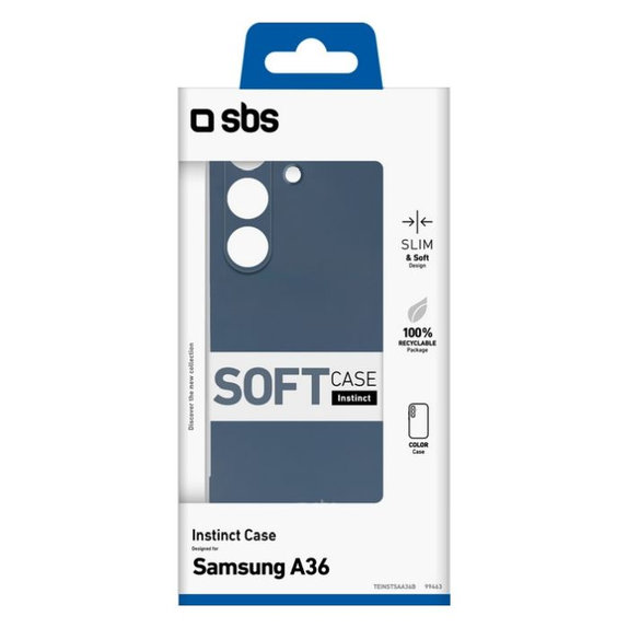 SBS - Caz Instinct pentru Samsung Galaxy A36, albastru