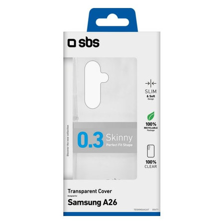 SBS - Caz Skinny pentru Samsung Galaxy A26, transparent