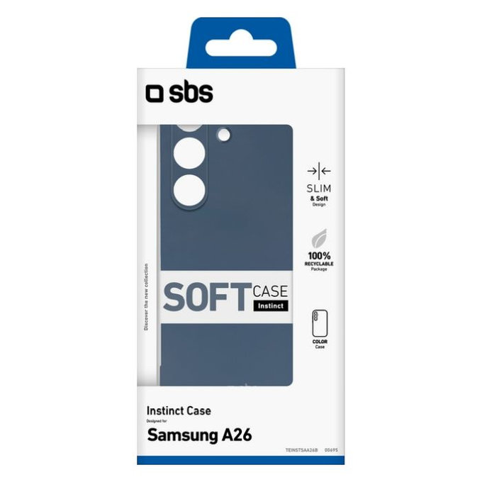 SBS - Caz Instinct pentru Samsung Galaxy A26, albastru