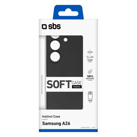 SBS - Caz Instinct pentru Samsung Galaxy A26, negru