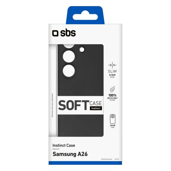 SBS - Caz Instinct pentru Samsung Galaxy A26, negru