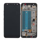 LG K40 - Ecran LCD + Sticlă Tactilă + Ramă (Black) TFT