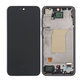 Samsung Galaxy A35 A356B - Ecran LCD + Sticlă Tactilă + Ramă (Awesome Lilac) OLED
