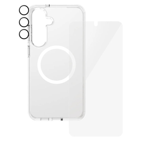 Bundle 3 în 1 pentru Samsung Galaxy S25+, PanzerGlass