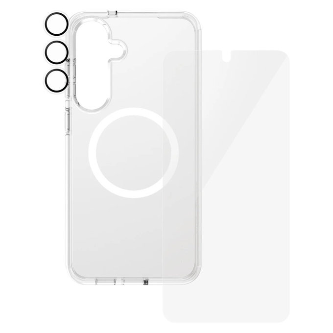 Bundle 3 în 1 pentru Samsung Galaxy S25+, PanzerGlass
