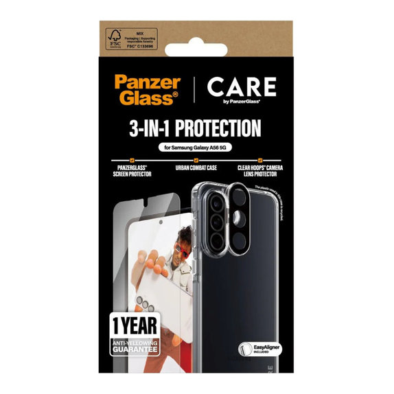 Bundle 3 în 1 pentru Samsung A26 5G, CARE