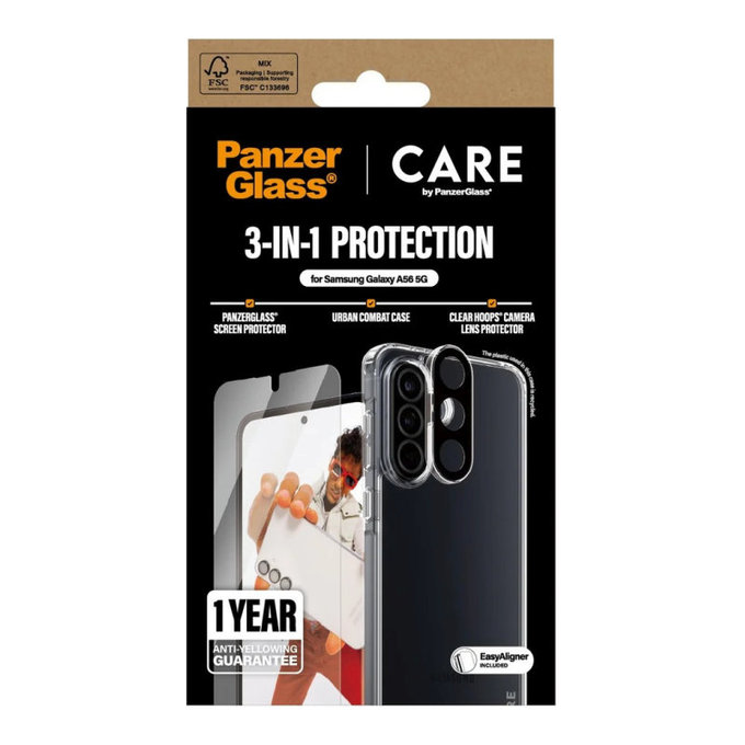 Bundle 3 în 1 pentru Samsung A26 5G, CARE