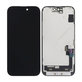 Ecran Soft OLED pentru iPhone 15, Sticlă tactilă cu ramă, DIAGNOSTIC