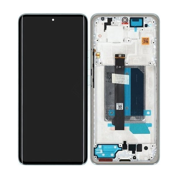 Xiaomi Redmi Note 14 Pro+ 5G  - Ecran LCD + Sticlă Tactilă + Ramă (Frost Blue) - 5600170O16U00 Genuine Service Pack