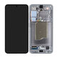 Samsung Galaxy S25 - Ecran LCD + Sticlă Tactilă + Ramă (Silver Shadow) OLED