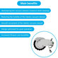 Xiaomi Robot Vacuum X20, S10, Dreame X30, X20, X10 Pro - Roată cu Motor (Dreapta) (Alb)