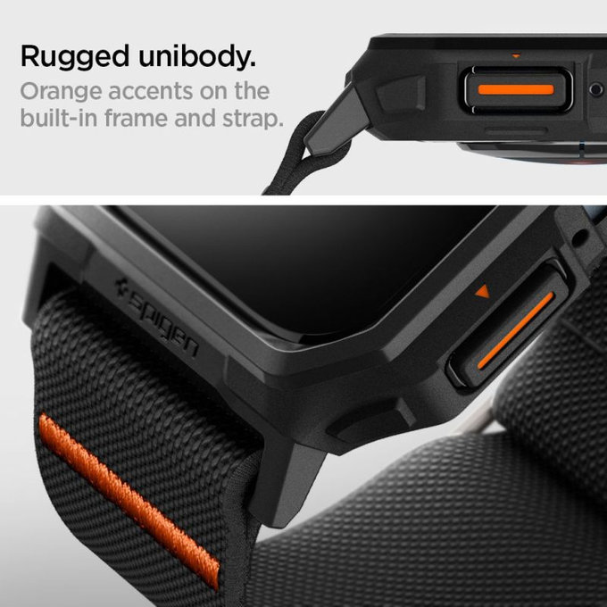 Spigen - Curea Lite Fit "Pro" pentru Apple Watch (44, 45mm), Matte Black