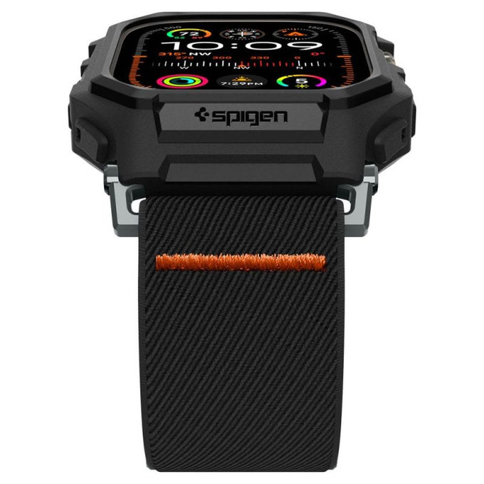 Spigen - Curea Lite Fit "Pro" pentru Apple Watch Ultra (49mm), Matte Black