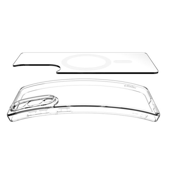 Spigen - Carcasă Ultra Hybrid cu MagSafe pentru Samsung Galaxy S25 Edge, albă