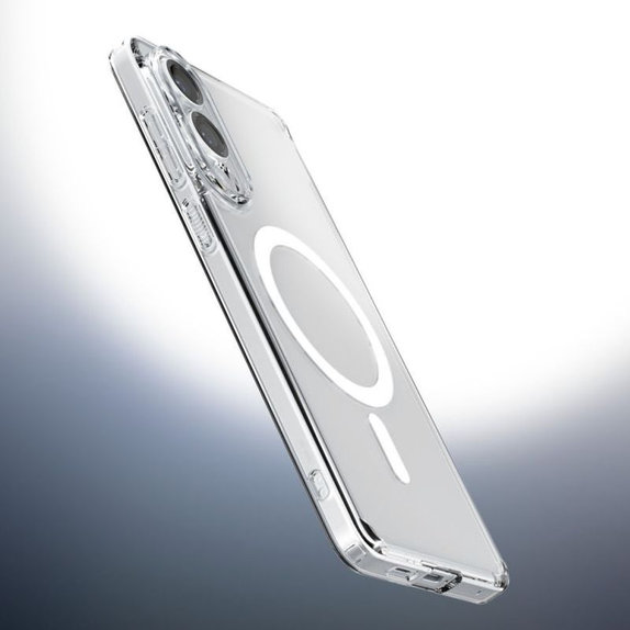 Spigen - Carcasă Ultra Hybrid cu MagSafe pentru Samsung Galaxy S25 Edge, albă