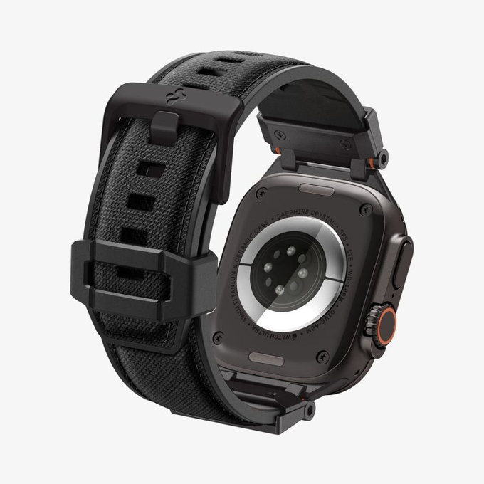 Spigen - Curea Durapro Armor pentru Apple Watch (42, 44, 45, 49mm), Black Edition