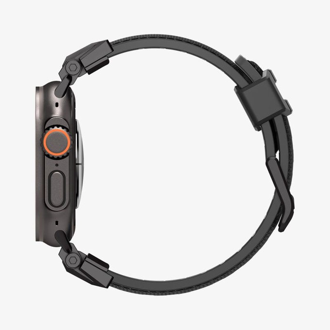 Spigen - Curea Durapro Armor pentru Apple Watch (42, 44, 45, 49mm), Black Edition